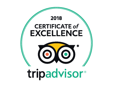 TripAdvisor 2018 Certificate of Excellence